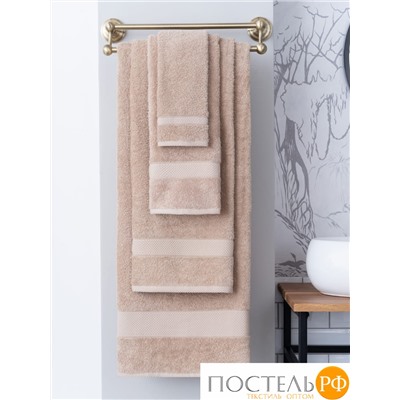 Полотенце Arya Однотонное 70X140 Miranda Soft Бежевый