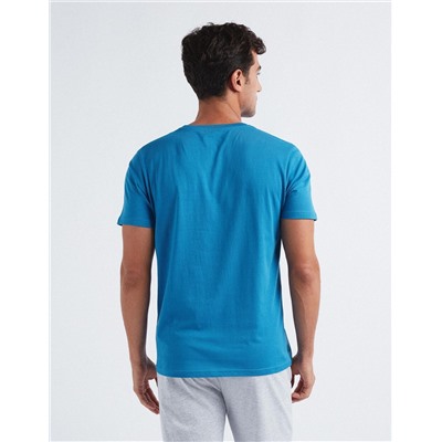 Pyjamas T-shirt, Men, Blue