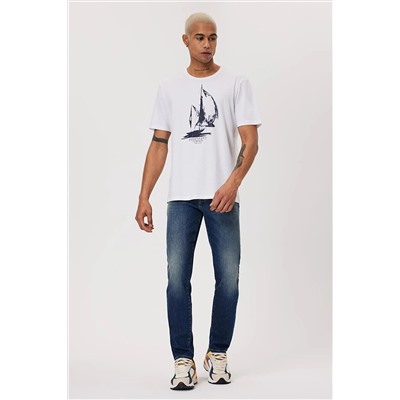 Lee Cooper Gawaın Erkek O Yaka T-shırt Beyaz 232 LCM 242015