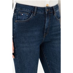 Kadın Koyu Mavi Jean Pantolon