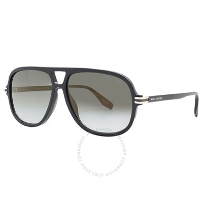MARC JACOBS  Grey Gradient Mirror Navigator Men's Sunglasses Item No. MARC 468/S 0807/FQ 59
