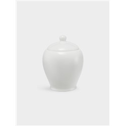 Сахарница, 11,5 см, 350 мл, фарфор P, белая, White Basics