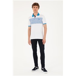 Erkek Regular Fit Polo Yaka Saks Tişört