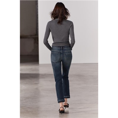 ZW COLLECTION LOOSE SLIM FIT MID-RISE JEANS