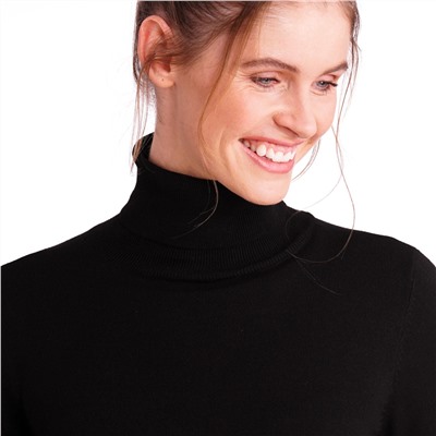 Damen Rollkragenpullover im Basic-Look