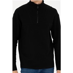 Erkek Siyah Sweatshirt