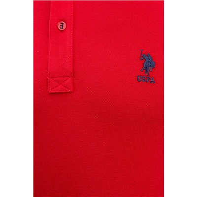 Erkek Kırmızı Basic Polo Yaka Tişört