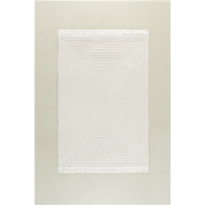 Diane Saçaklı Halı - Krem - 160x230 cm