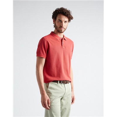 Piquet Polo, Men, Red