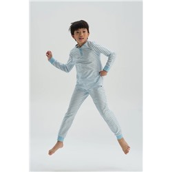 Dagi Mavi Çizgili Pijama Takımı 22SB18067BD_MVC_9_10_Y