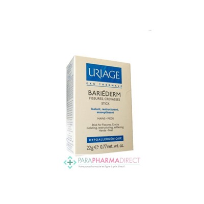 Uriage Bariéderm Fissures Crevasses Stick Isolant & Réparateur 22g