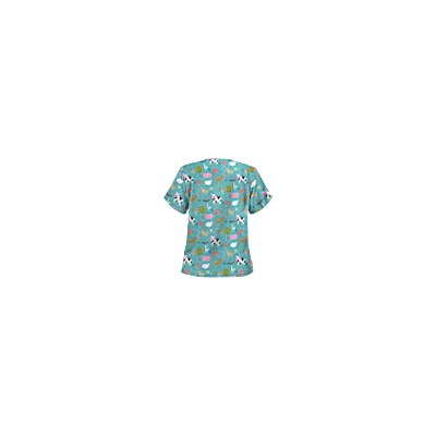 UA On The Farm Amazing Aqua Scrub Top