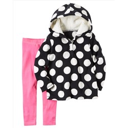 2-Piece Fleece Hoodie & Legging Set