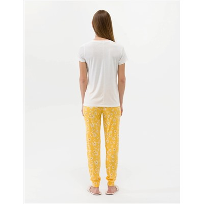 Krem Pijama Takımı