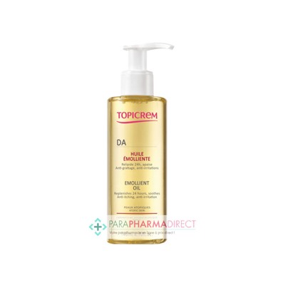 Topicrem DA Huile Emolliente Peaux Atopiques 145ml