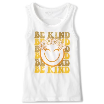 The Children’s Place  Girls Graphic Cut Out Tank Top - Whirlwind