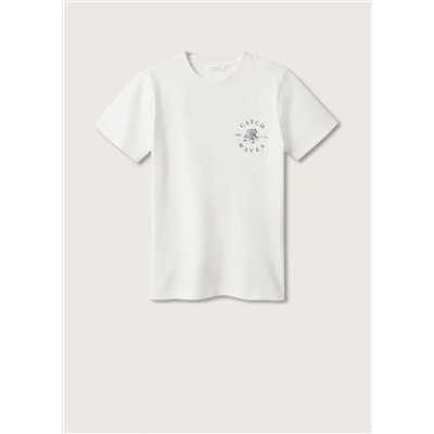 Camiseta estampada algodón -  Niño | MANGO OUTLET España