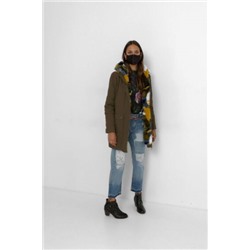 Parka militar cuello pelo