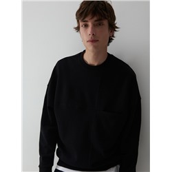 Trainingsanzug-Sweatshirt mit Ziernähten