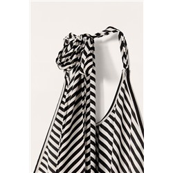 LIMITED EDITION STRIPED HALTER DRESS