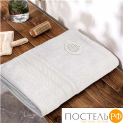 Полотенце Kарвен "PETEK BORDUR DUZ "Lux Cotton 50*90 1шт махра H 5159 beyaz
