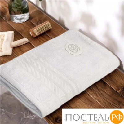 Полотенце Kарвен "PETEK BORDUR DUZ "Lux Cotton 50*90 1шт махра H 5159 beyaz