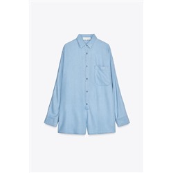 TRF FLUID DENIM JUMPSUIT