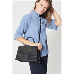 Bolso de piel Ceci Negro
