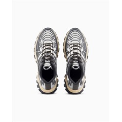 SNEAKERS WITH OPTICAL EFFECT DESIGN AND MAXI SOLE