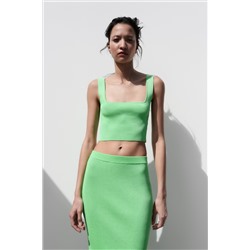 TOP CROP PUNTO RIB