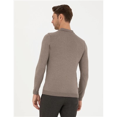 Vizon Melanj Slim Fit Basic Kazak