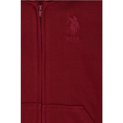 Erkek Çocuk Bordo Basic Sweatshirt