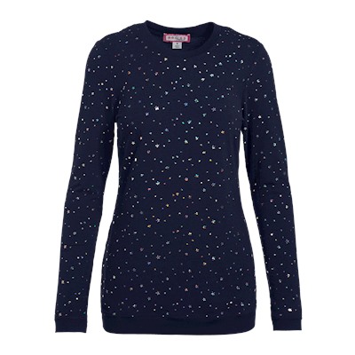 koi Scrubs Limited Edition Audrina Navy/Hologram Silver Tee