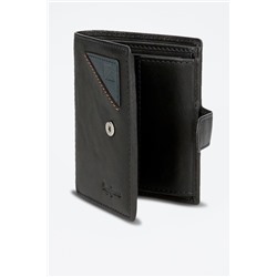 Cartera de piel Striking Negro
