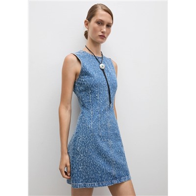 Vestido vaquero corto rotos