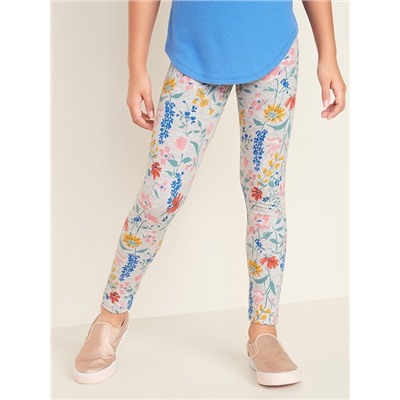 Built-In Tough Full-Length Leggings for Girls