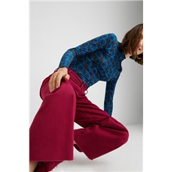 Vaquero culotte cropped