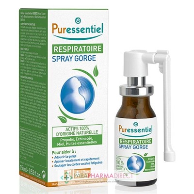 Puressentiel Respiratoire Spray Gorge 15 ml