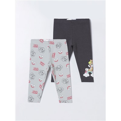 PACK DE 2 LEGGINGS AFELPADOS LOONEY TUNES