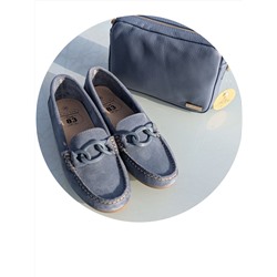 КОМБО Мокасины от испанского производителя S28397NBJeans + AB.ZAPATOS Pelle 21-20 (370) azul АКЦИЯ