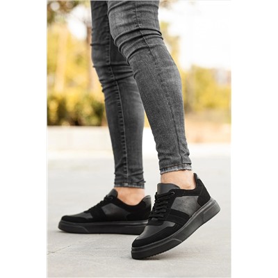 Daxtors D447 Erkek Siyah Günlük Ortopedik Sneaker Spor Ayakkabı 22YDaD447100001