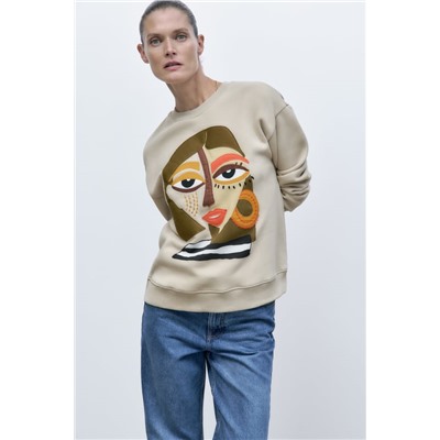 SUDADERA ESTAMPADA