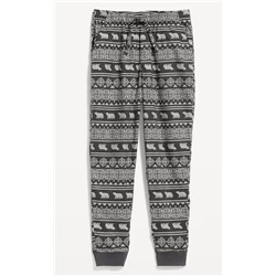 Flannel Pajama Joggers for Men