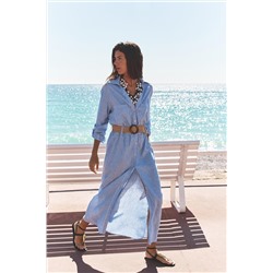 MIDI DRESS WITH BELT