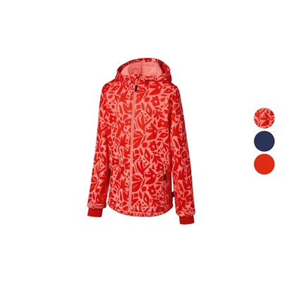 Rocktrail Kinder Mädchen Softshelljacke, verlängerte Rückseite