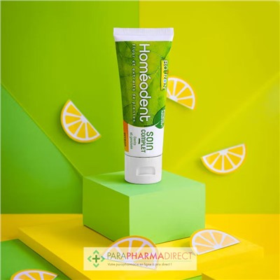 Boiron Homéodent - Soin Complet - Dents & Gencives - Goût Citron - Dentifrice 120 ml