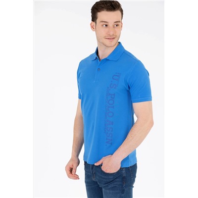 Erkek Saks Polo Yaka Tişört