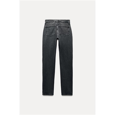 ZW COLLECTION STRAIGHT LOW-RISE JEANS