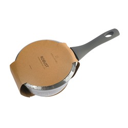 Ковш, 16 см, 1,3 л, с крышкой, с покрытием, алюминий, серо-черный, Robust, 63434
