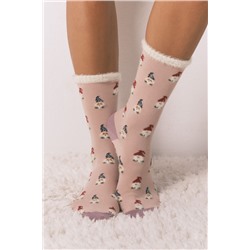 Calcetines largos print gnomos